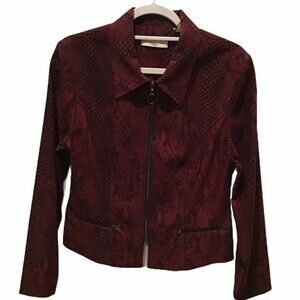 Amanda Smith Petites Snake Print Jacket
